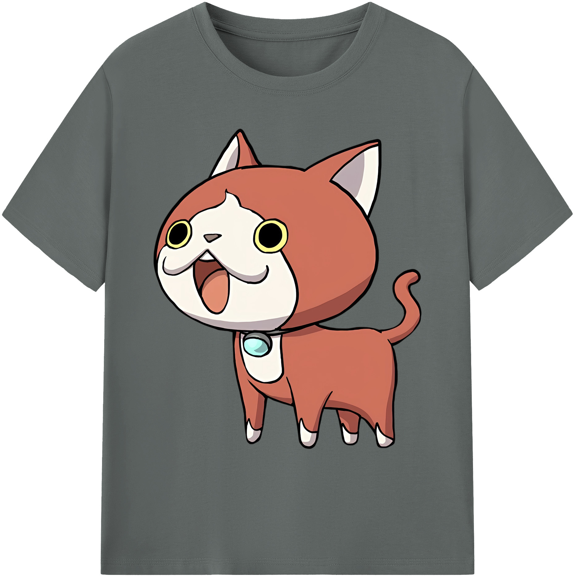 （画像用） 妖怪ウォッチ Yo-kai Watch 綿100％ メンズ半袖Tシャツ｜肌触りやわらか＆通気性